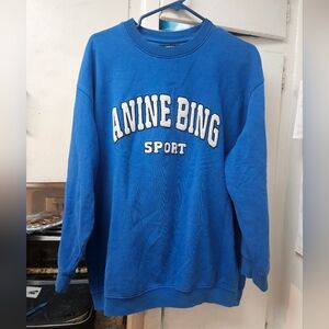 Anine Bing Sport blue XXS oversized sweatshirt